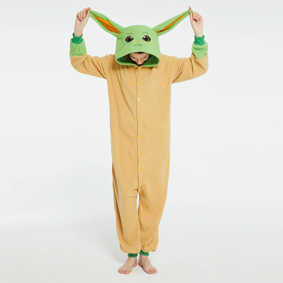 Baby Clothing Discount - Dewasa Yoda Bayi Grogu Onesies Kostum