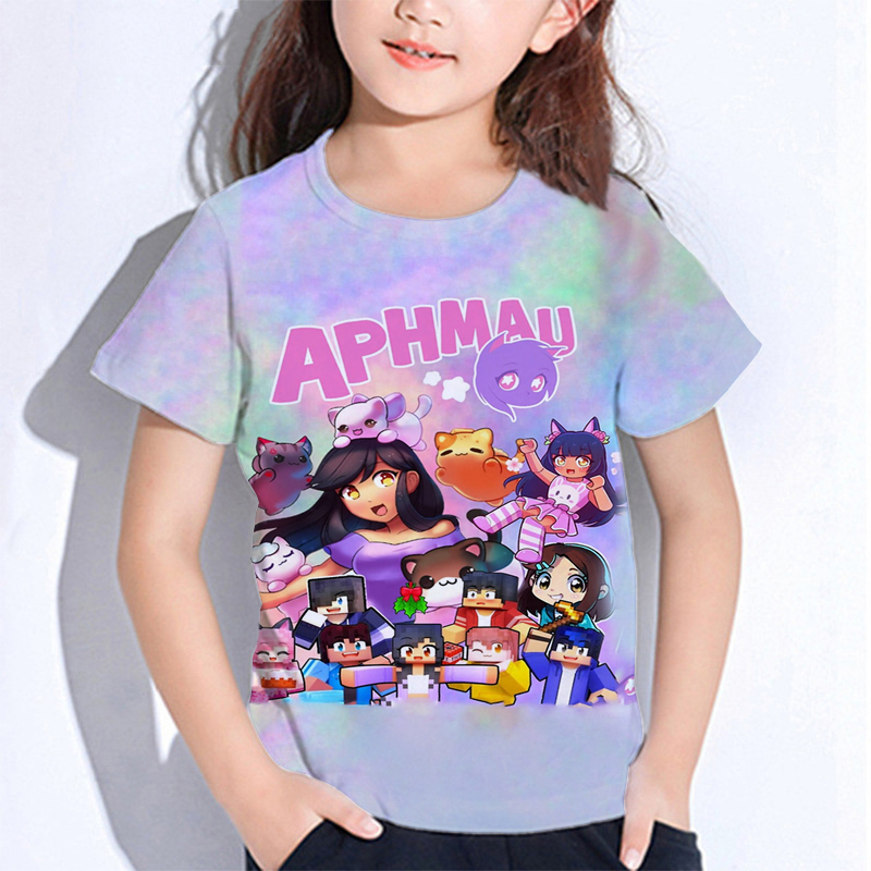 Baby Clothing Dividers - Aphmau kaus kucing anak laki-laki perempuan,