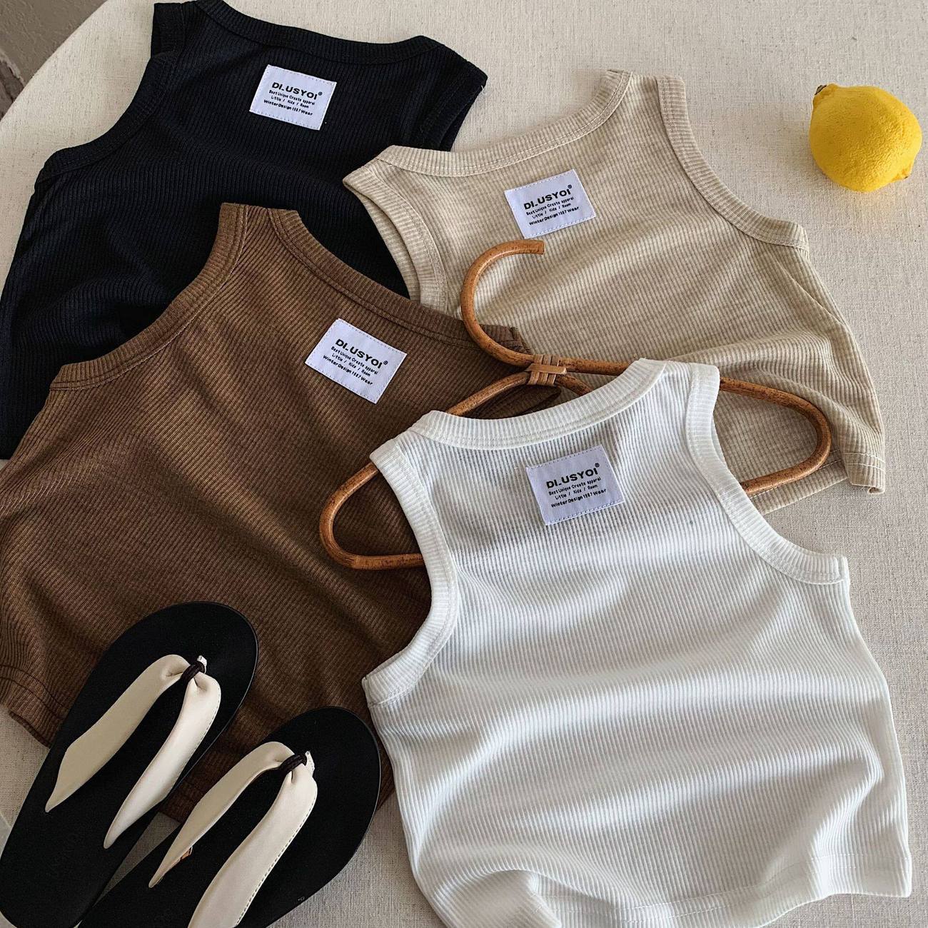 Baby Clothing Korea - Rompi Tanpa Lengan Baru Musim Panas