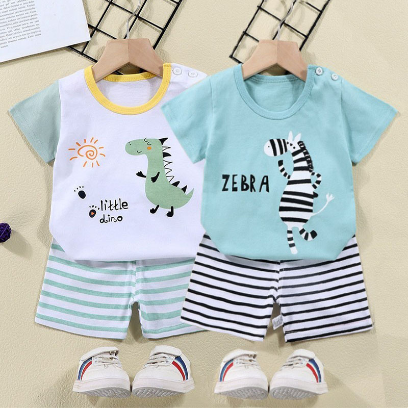 Baby Clothing Dividers - Kaus Katun + Celana Pendek Set