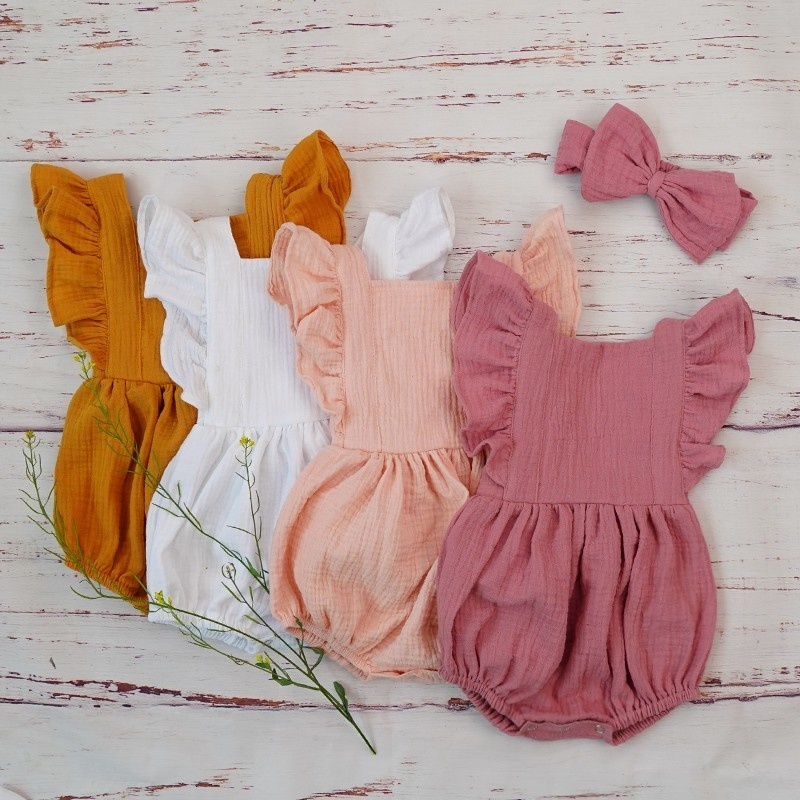 Baby Clothing Organic Cotton - Baju katun organik bayi perempuan, baju