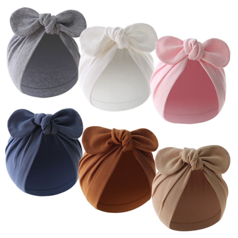 Baby Hat Beanie - Topi Bayi Simpul Bunga Lucu Topi