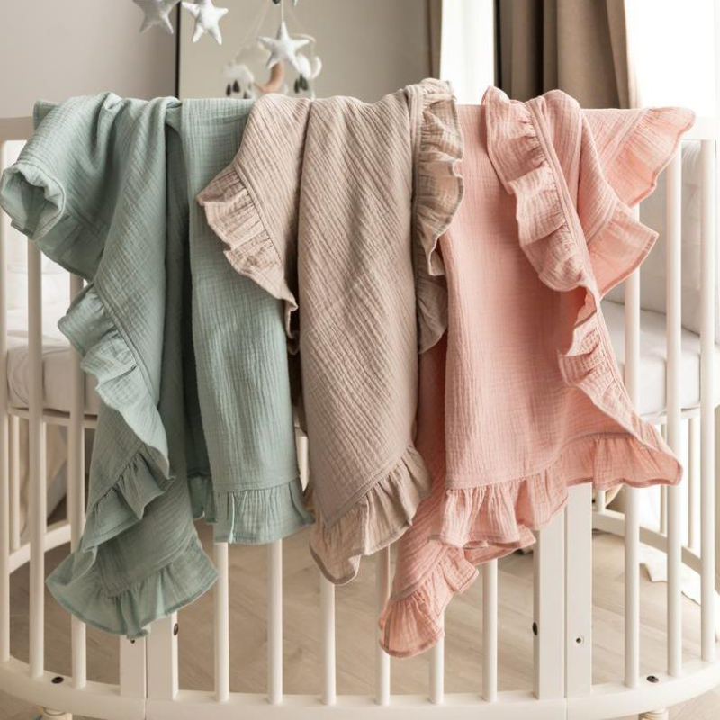 Baby Clothing Organic Cotton - Selimut katun organik bayi baru lahir,