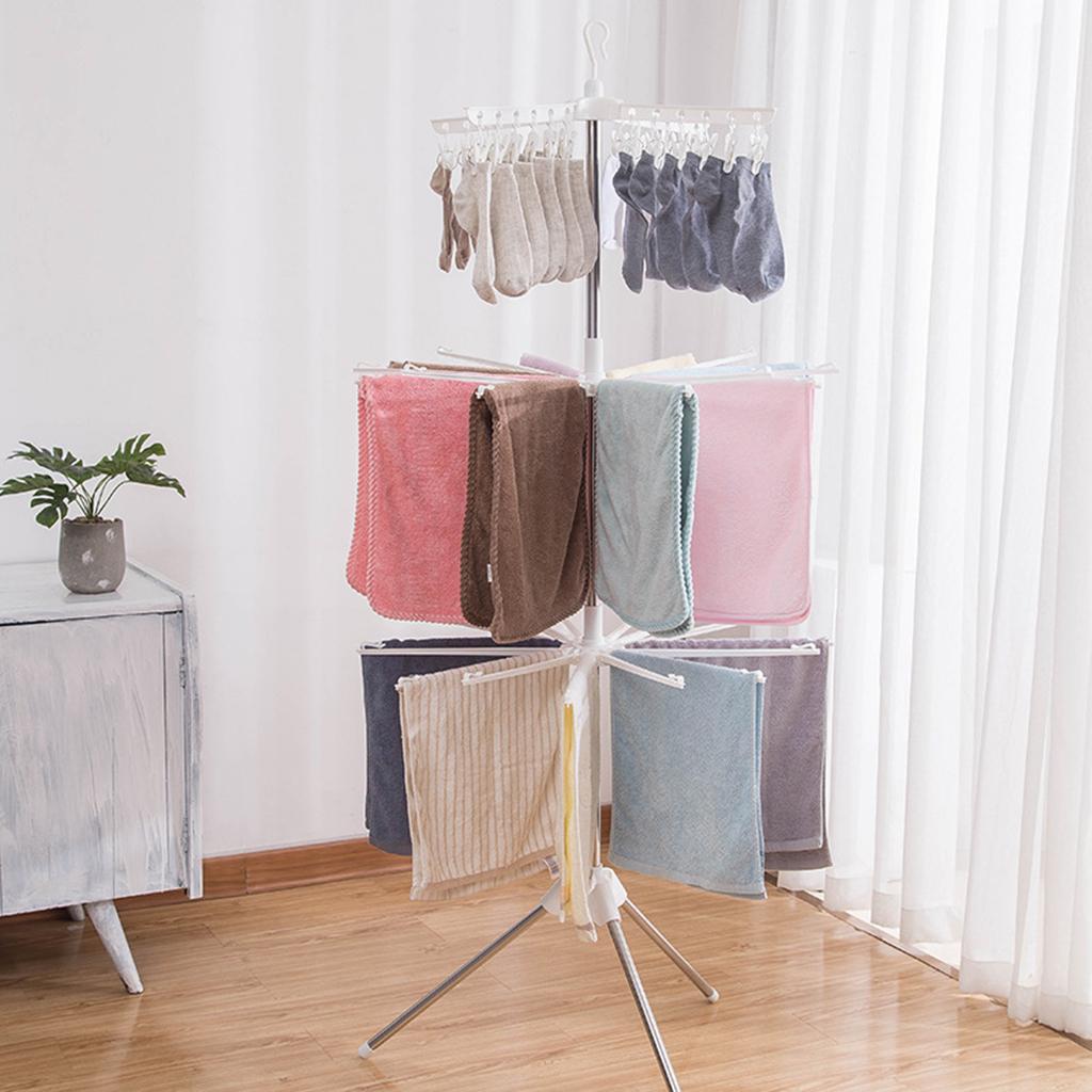 Rak Pengering Lipat 3 Tingkat  - Baby Clothing Rack ulasan dan harga