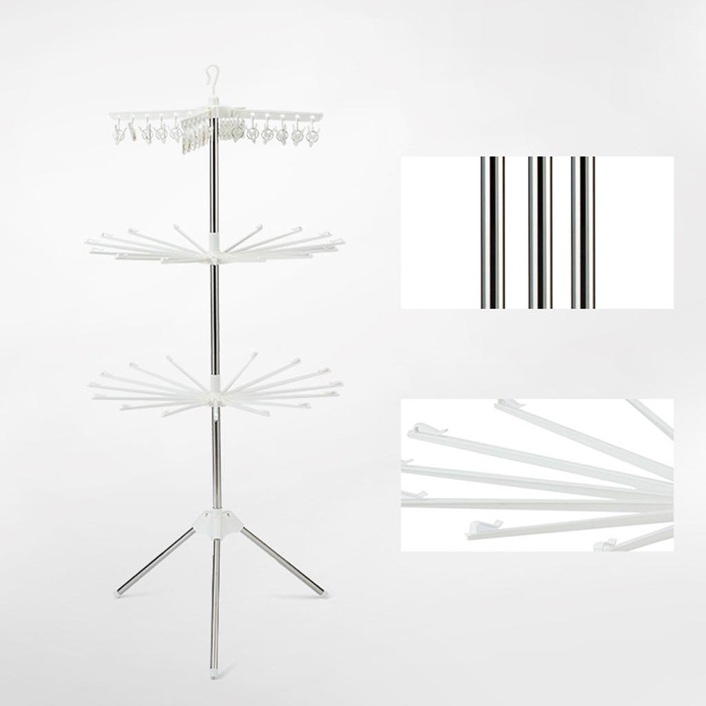 Rak Pengering Lipat 3 Tingkat  - Baby Clothing Rack ulasan dan harga