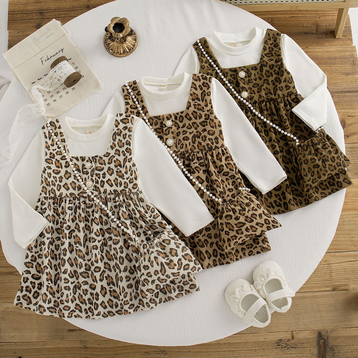 Gaun Rajut Motif Macan Tutul u - Baby Clothing Korea ulasan dan harga