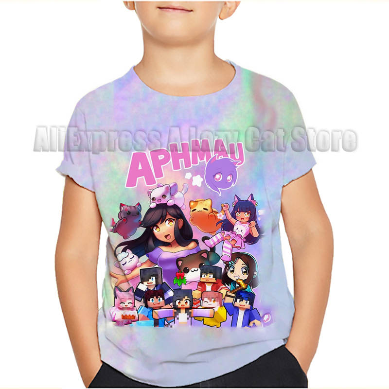 Aphmau kaus kucing anak laki-l - Baby Clothing Dividers ulasan dan harga
