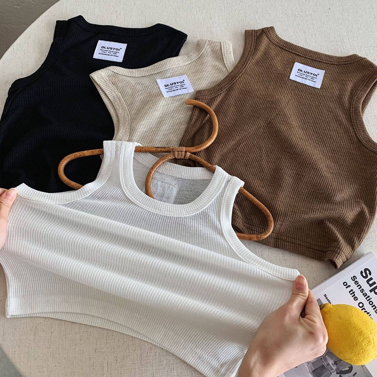 Rompi Tanpa Lengan Baru Musim  - Baby Clothing Korea ulasan dan harga
