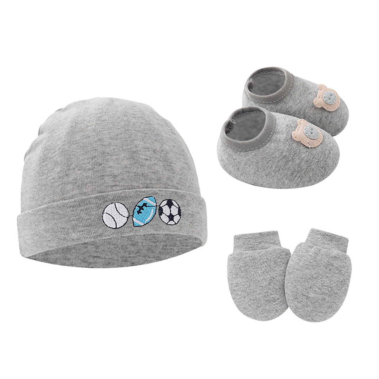 3pcs Set Topi Sarung Tangan Se - Baby Hat Beanie ulasan dan harga