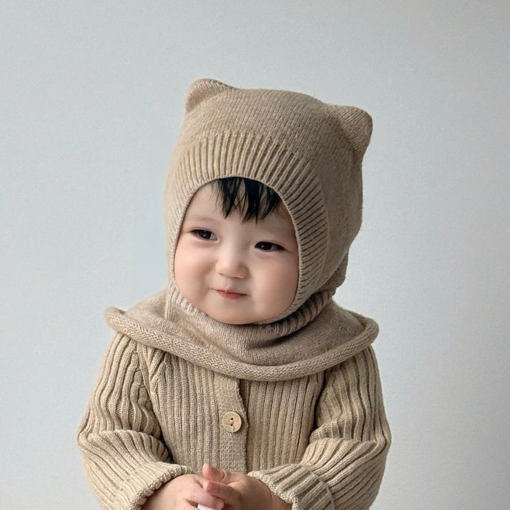 Topi Balaclava Bayi Wol Hangat - Baby Hat Beanie ulasan dan harga