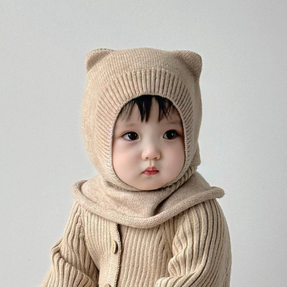 Topi Balaclava Bayi Wol Hangat - Baby Hat Beanie ulasan dan harga