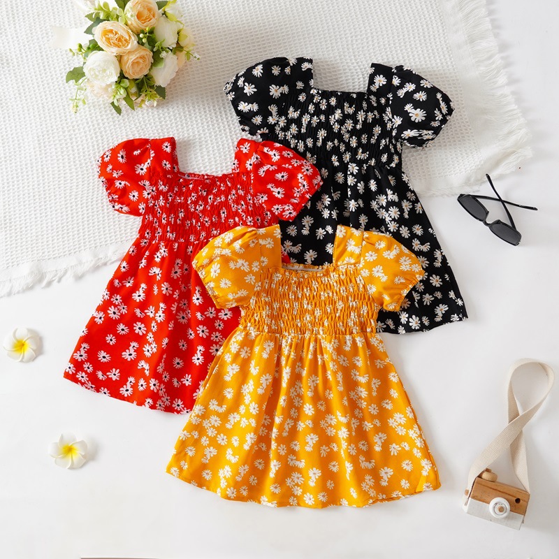 Gaun Cetak Modis Anak-anak Mus - Baby Clothing Korea ulasan dan harga