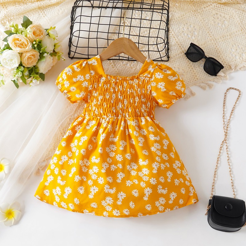 Gaun Cetak Modis Anak-anak Mus - Baby Clothing Korea ulasan dan harga