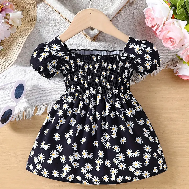 Gaun Cetak Modis Anak-anak Mus - Baby Clothing Korea ulasan dan harga