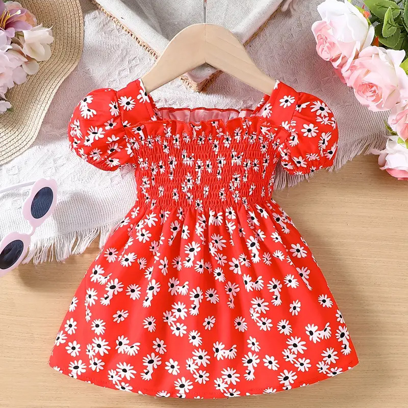 Gaun Cetak Modis Anak-anak Mus - Baby Clothing Korea ulasan dan harga