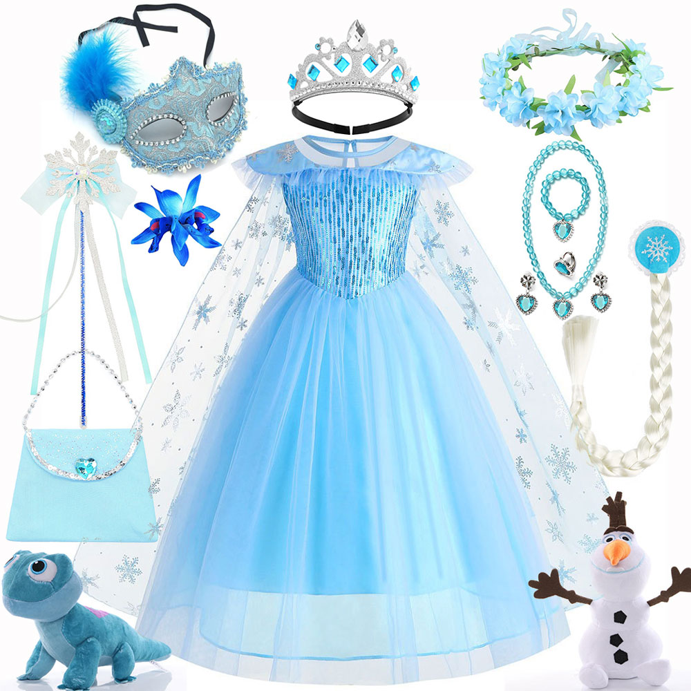 Gaun Putri Elsa Disney Frozen  - Baby Clothing Europe ulasan dan harga