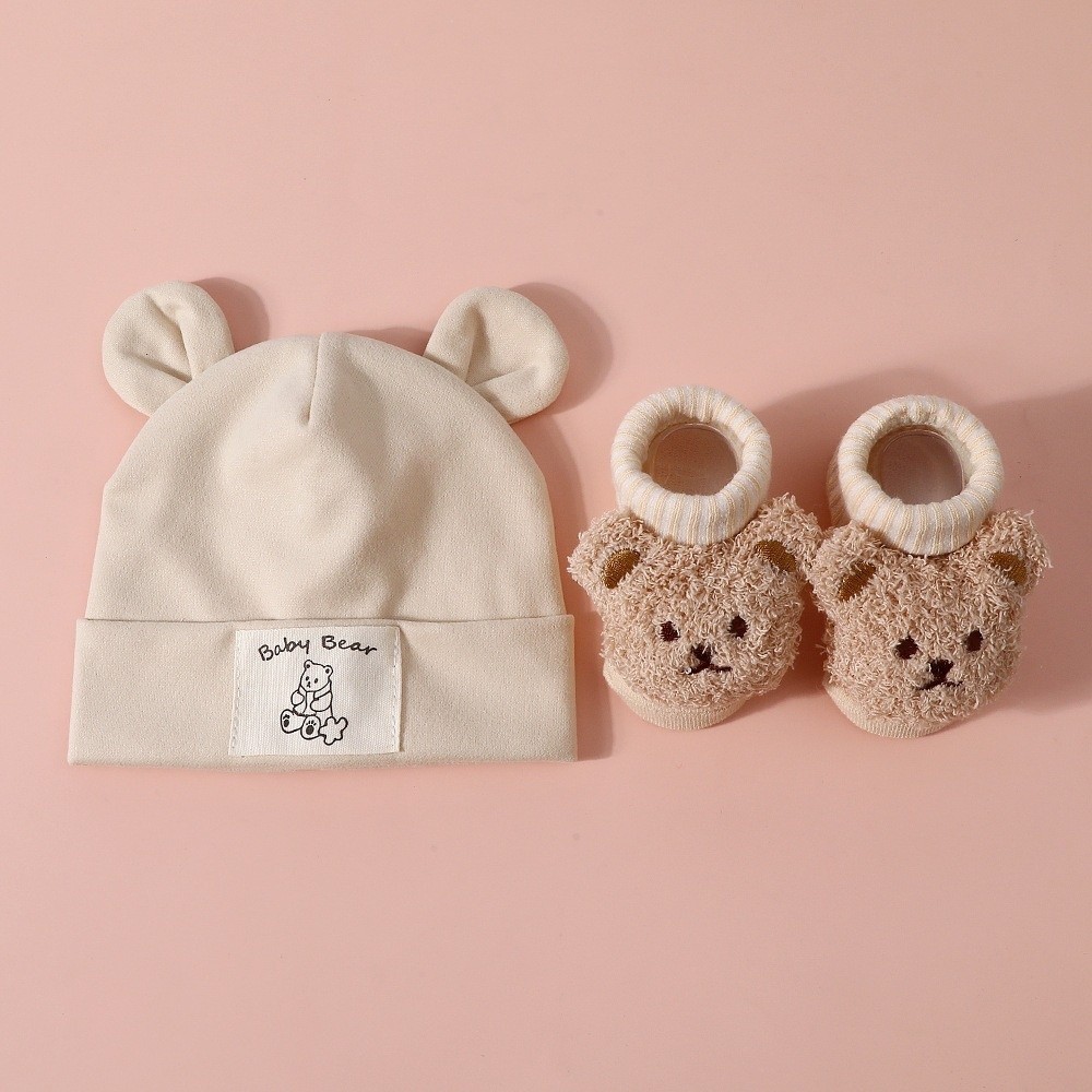 2 Buah/Set Set Kaus Kaki Topi  - Baby Hat Beanie ulasan dan harga