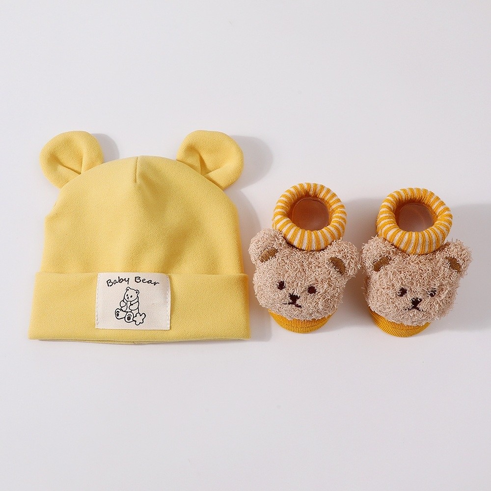 2 Buah/Set Set Kaus Kaki Topi  - Baby Hat Beanie ulasan dan harga