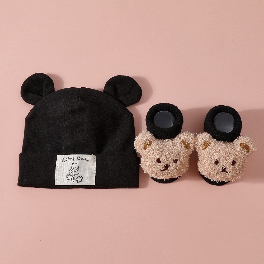 2Pcs/Set Set Topi dan Kaus Kak - Baby Hat Beanie ulasan dan harga