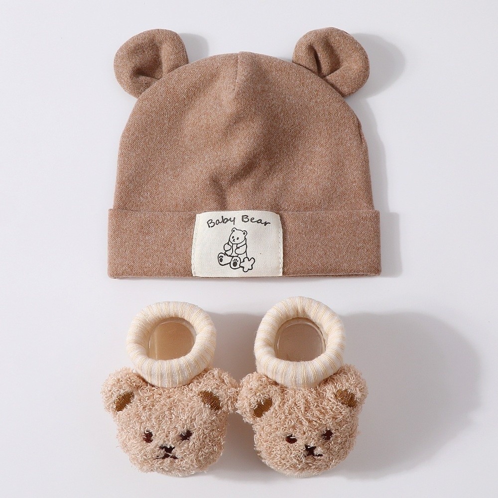 2Pcs/Set Set Topi dan Kaus Kak - Baby Hat Beanie ulasan dan harga