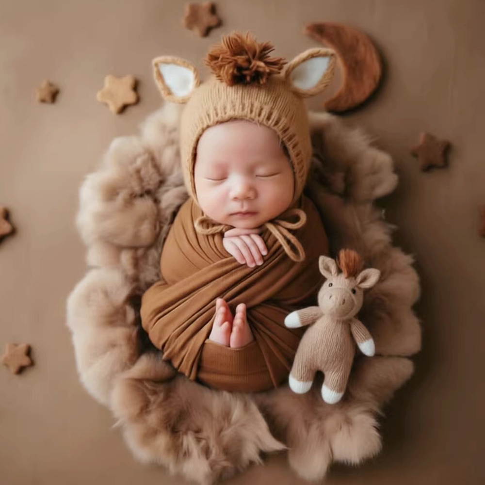 Topi Kuda Rajutan dengan Bonek - Baby Hat Beanie ulasan dan harga